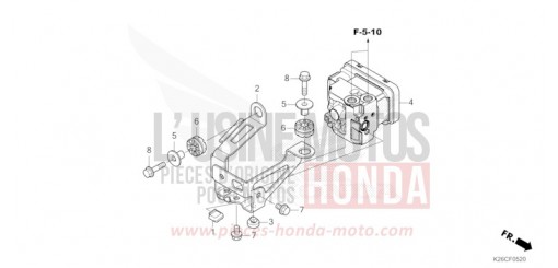 ABS MODULATOR MSX125AR de 2024